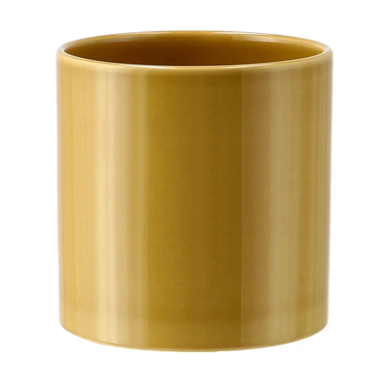 Scandi Living Sleek krukke Ø 15 cm Mustard