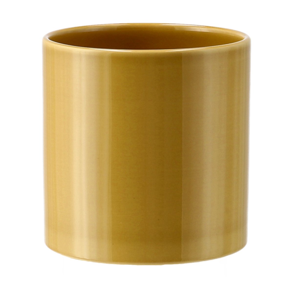 Bilde av Scandi Living Sleek krukke Ø 19 cm Mustard