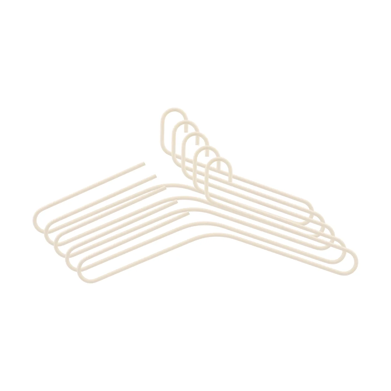 Scandi Living Smooth kleshenger 5-pk Beige