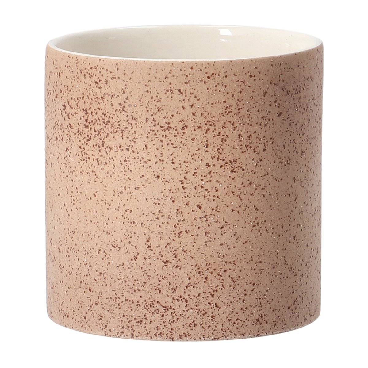 Bilde av Scandi Living Speckled krukke Ø 12 cm Rust