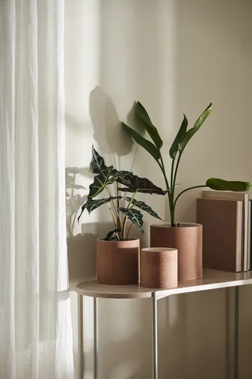 Speckled krukke Ø 19 cm - Rust - Scandi Living