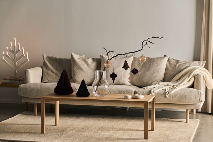 Spira juletrekuler 4-pakning, Red Scandi Living