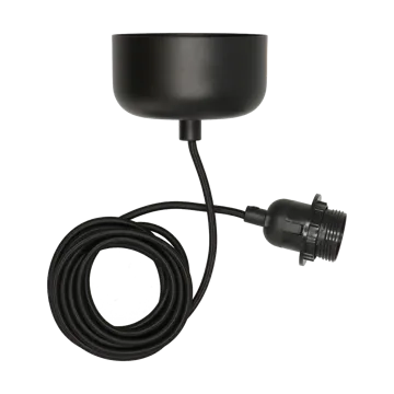 Takoppheng inkl. ledning 250 cm - Svart - Scandi Living