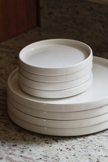 Taper asjett 14 cm - Hvit - Scandi Living