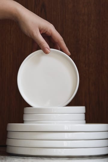 Taper asjett 14 cm - Hvit - Scandi Living