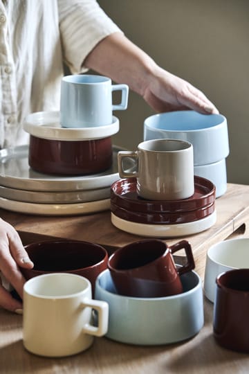 Taper asjett 14 cm - Rød - Scandi Living