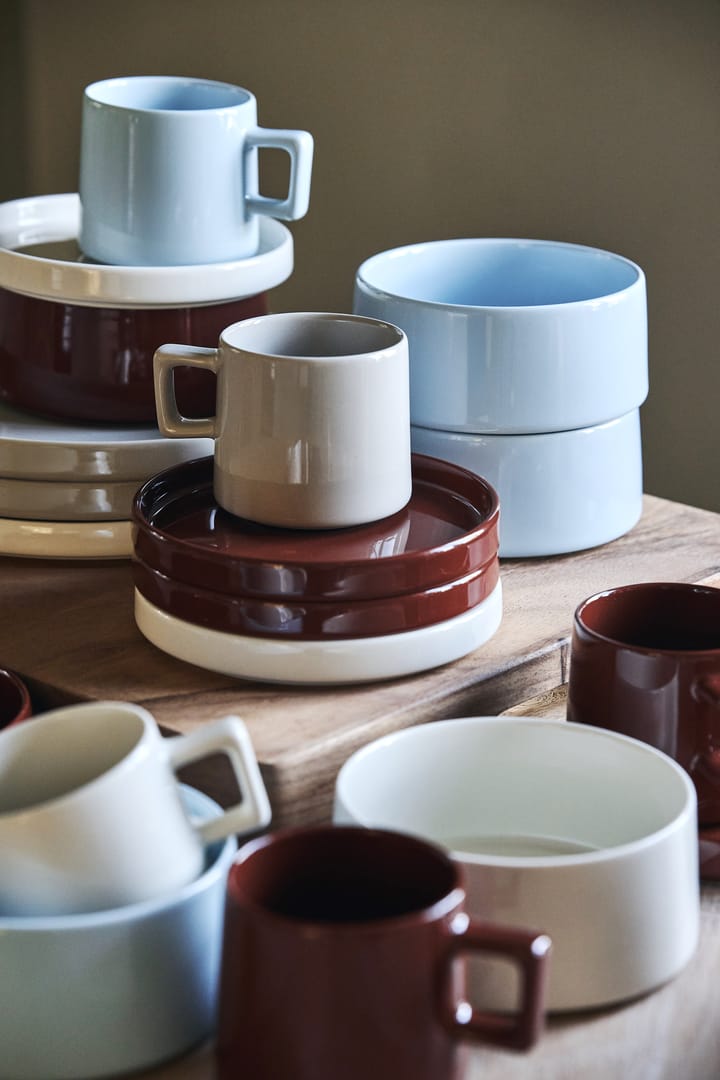 Taper asjett 14 cm, Rød Scandi Living