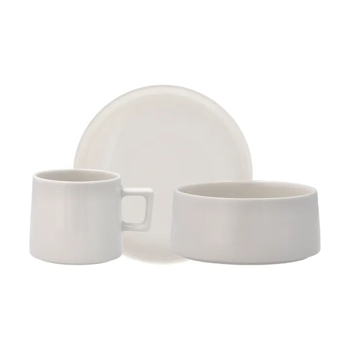 Taper frokostsett 12 deler - Hvit - Scandi Living