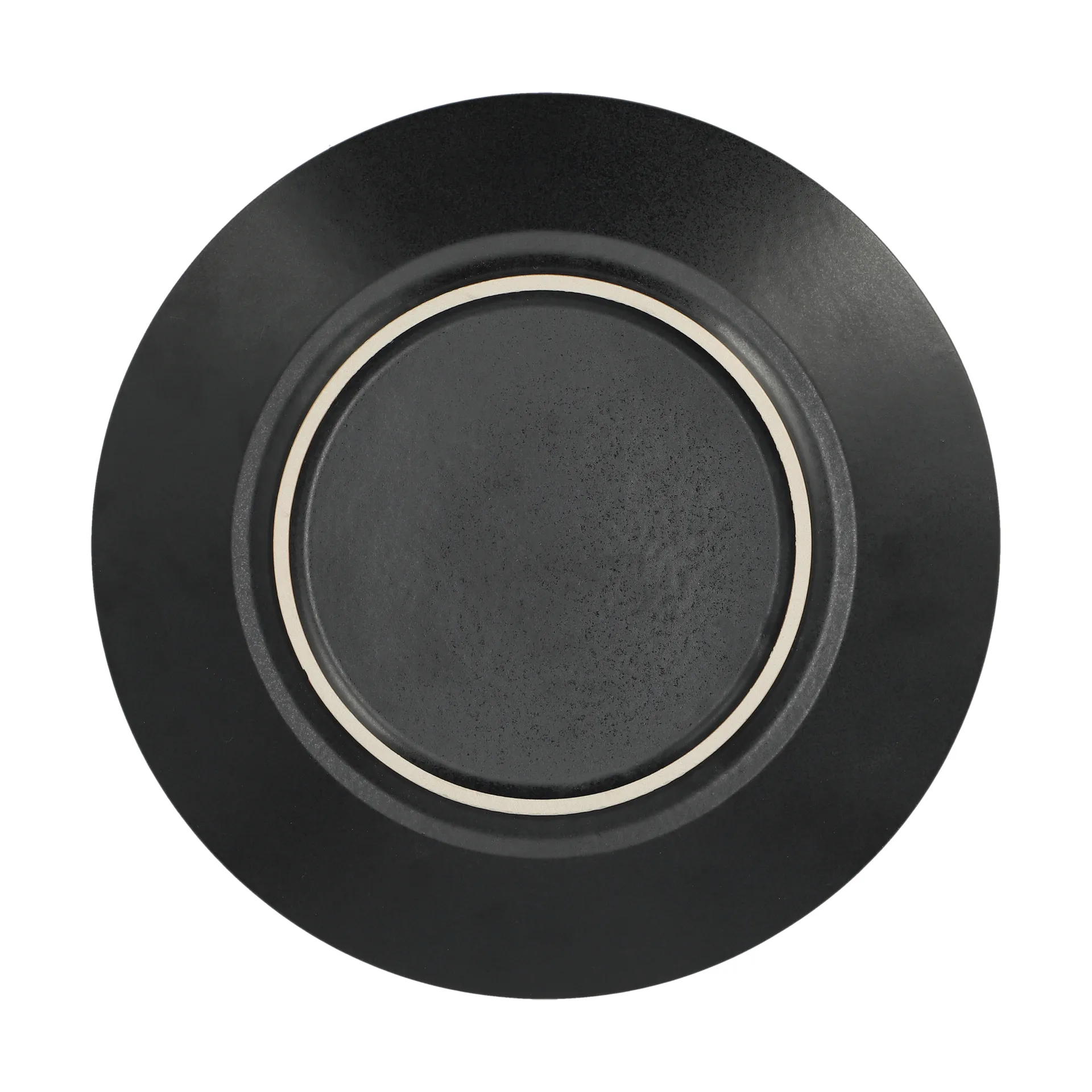 Terra middagstallerken, Svart steingods, Ø26,5 cm Scandi Living