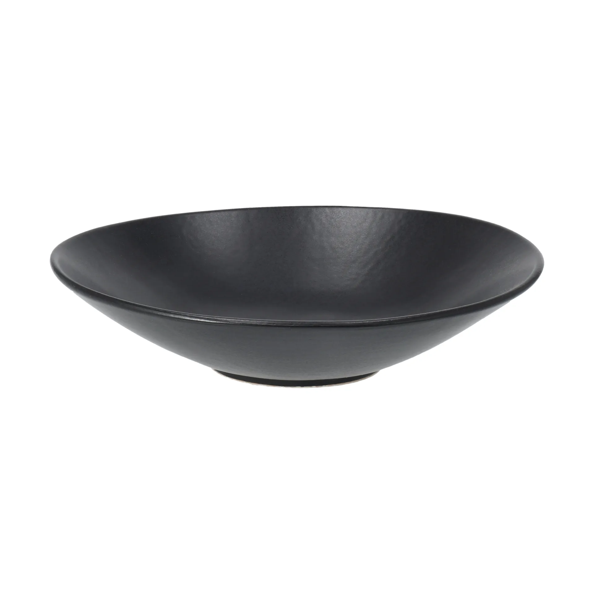 Terra pastatallerken, Svart steingods, Ø22,5 cm Scandi Living