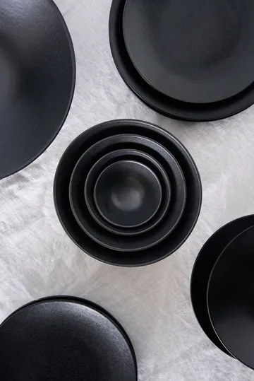 Terra salatskål - Svart steingods, Ø30 cm - Scandi Living