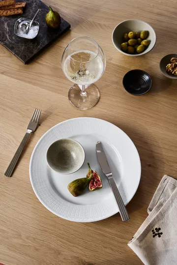 Terra serveringsskål - Beige steingods, Ø12 cm - Scandi Living