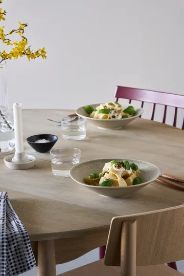 Terra serveringsskål - Svart steingods, Ø9,5 cm - Scandi Living
