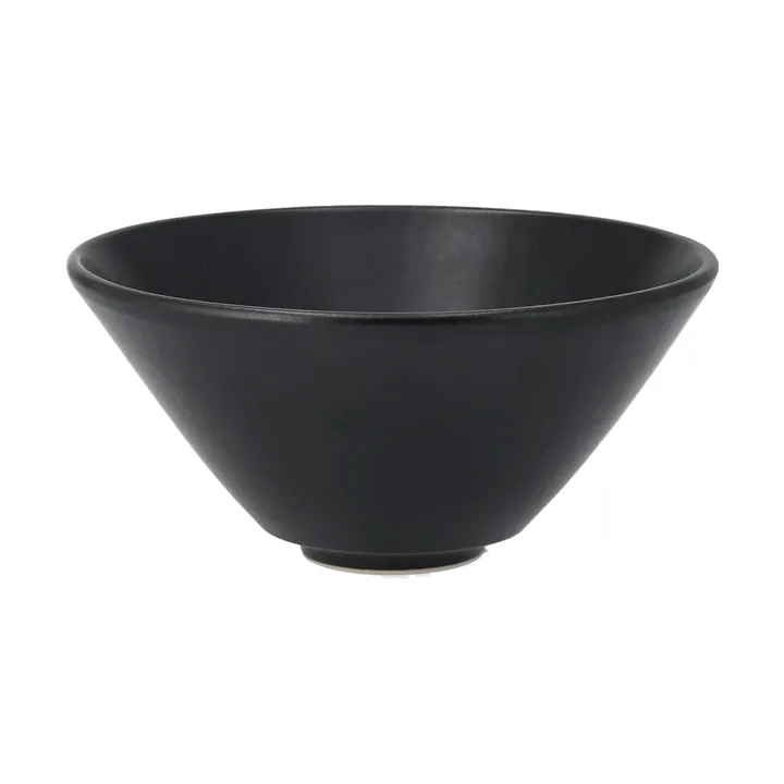 Terra suppeskål - Svart steingods, Ø16 cm - Scandi Living