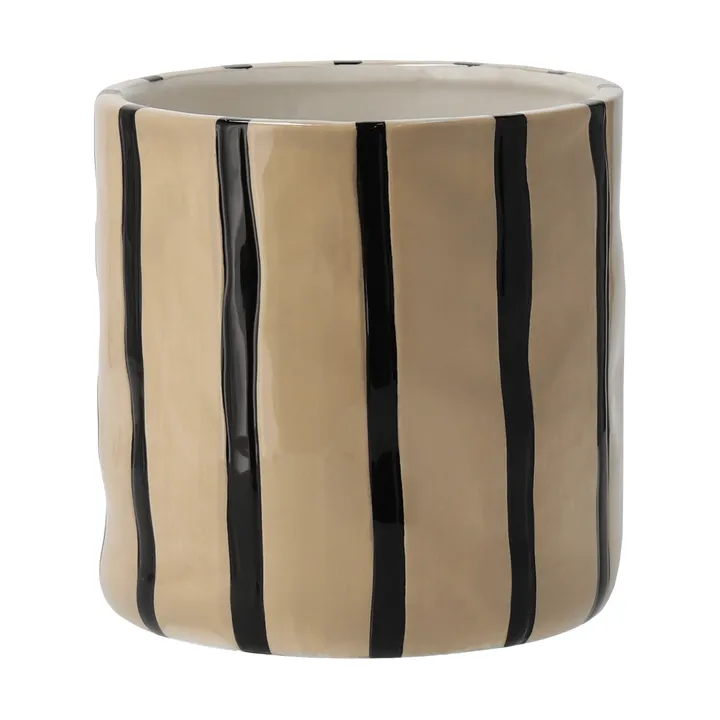 Thrive krukke Ø20 cm - Beige-svart - Scandi Living