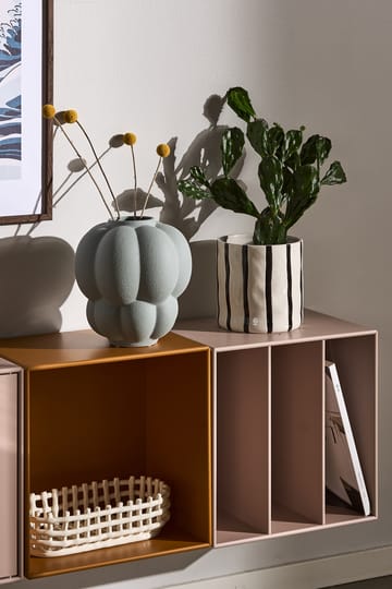 Thrive krukke Ø20 cm - Hvit-svart - Scandi Living