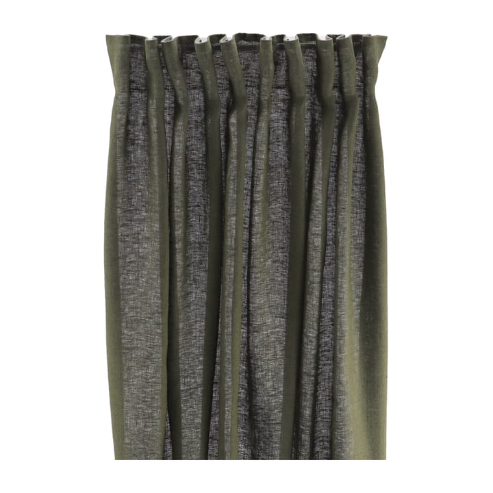 Tranquility gardinlengde med multibånd 139 x 250 cm - Forest green - Scandi Living