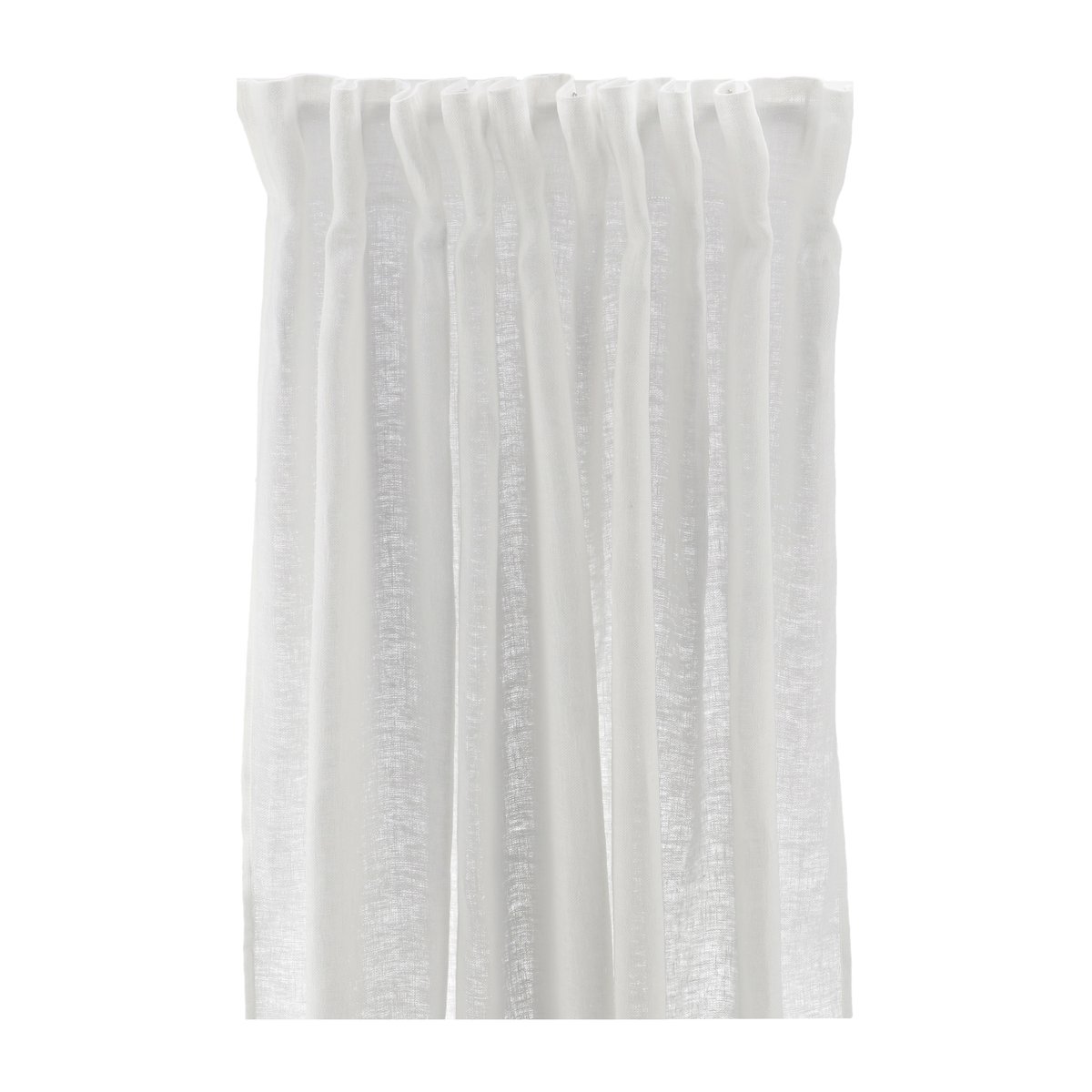 Bilde av Scandi Living Tranquility gardinlengde med multibånd 139 x 250 cm Hvit
