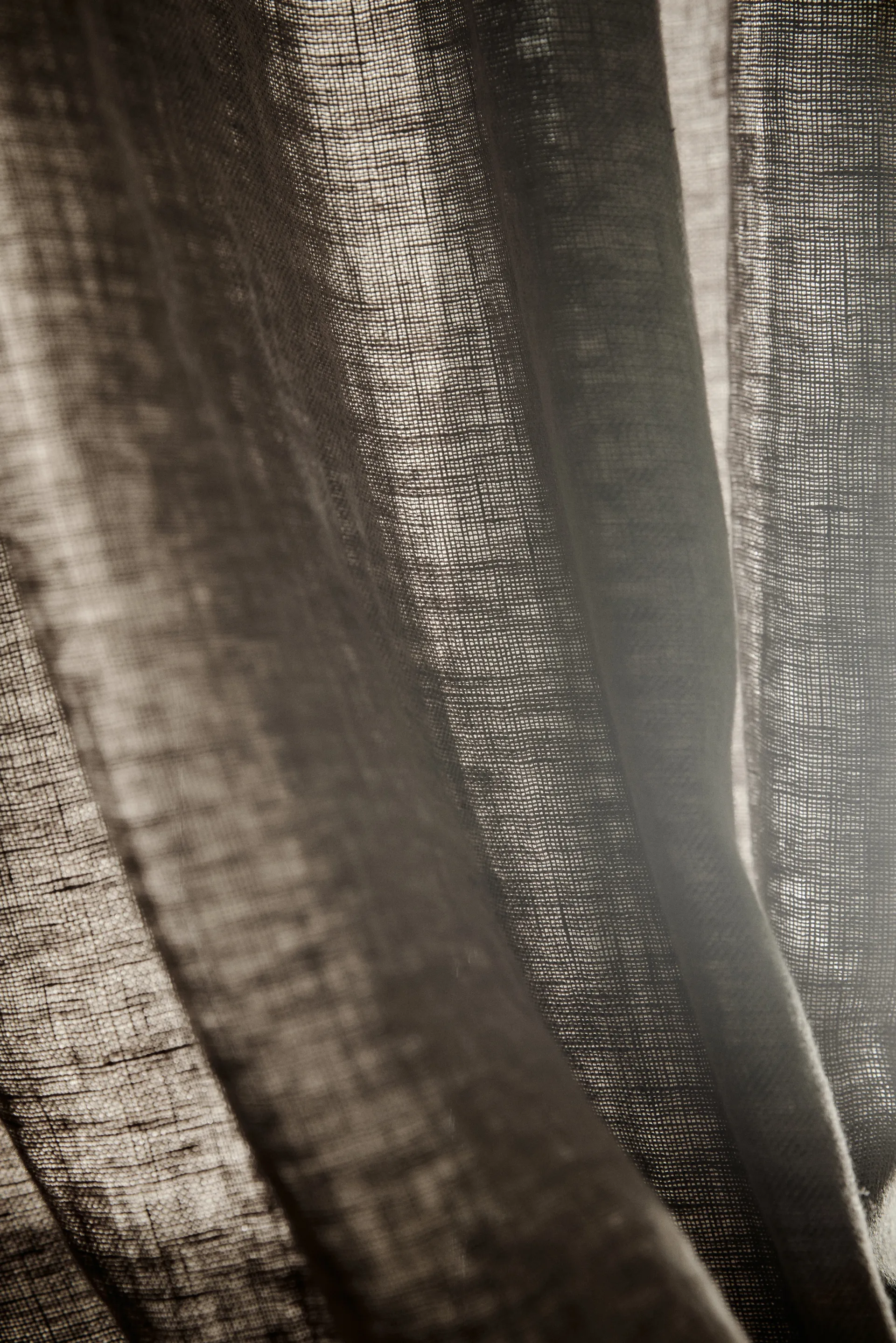 Tranquility gardinlengde med multibånd 139 x 250 cm, Sand Scandi Living