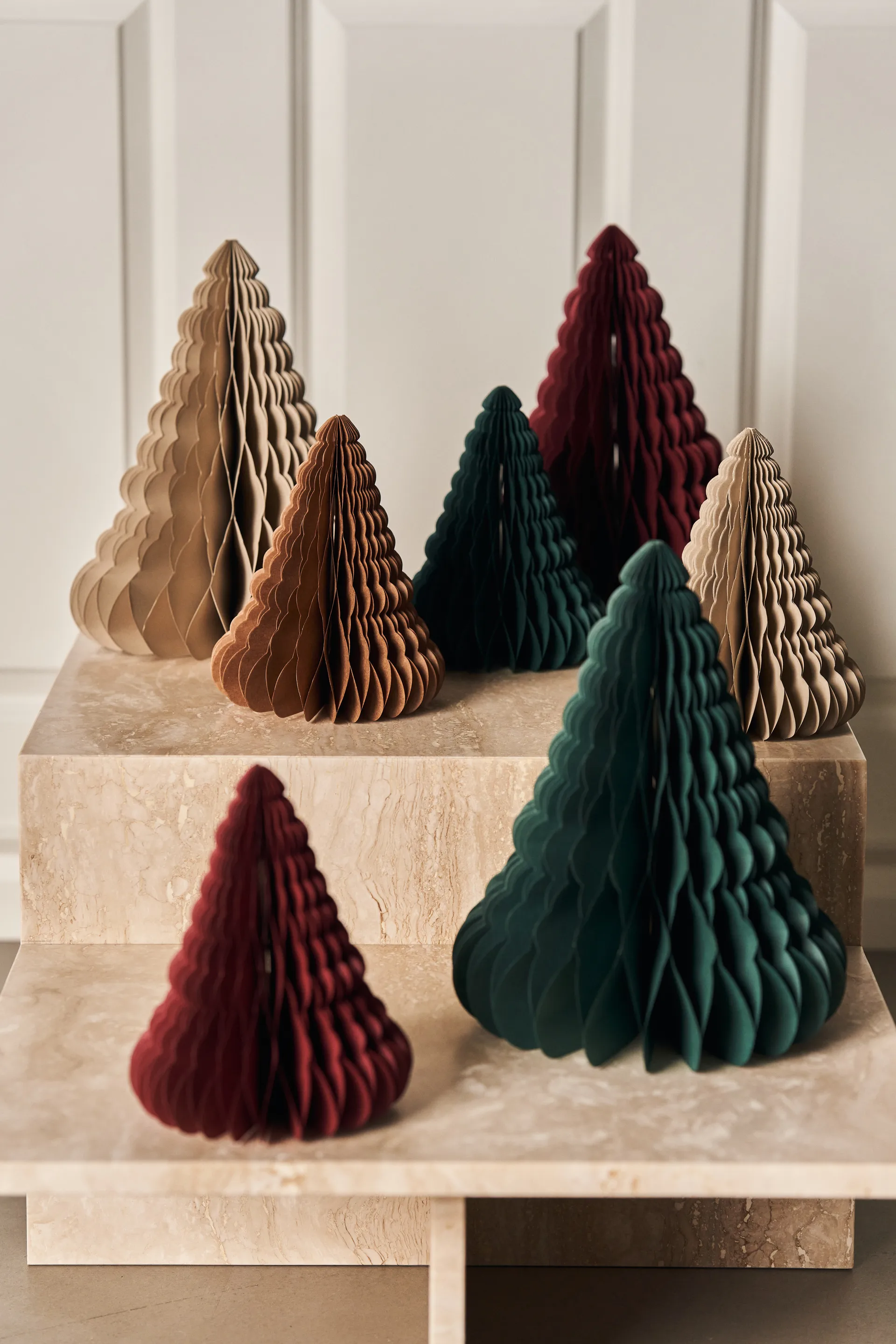 Trees juledekorasjon 2-pakning, Beige Scandi Living