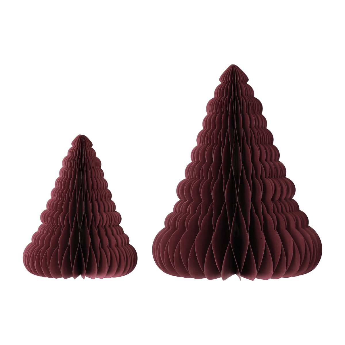 Scandi Living Trees juledekorasjon 2-pakning Red