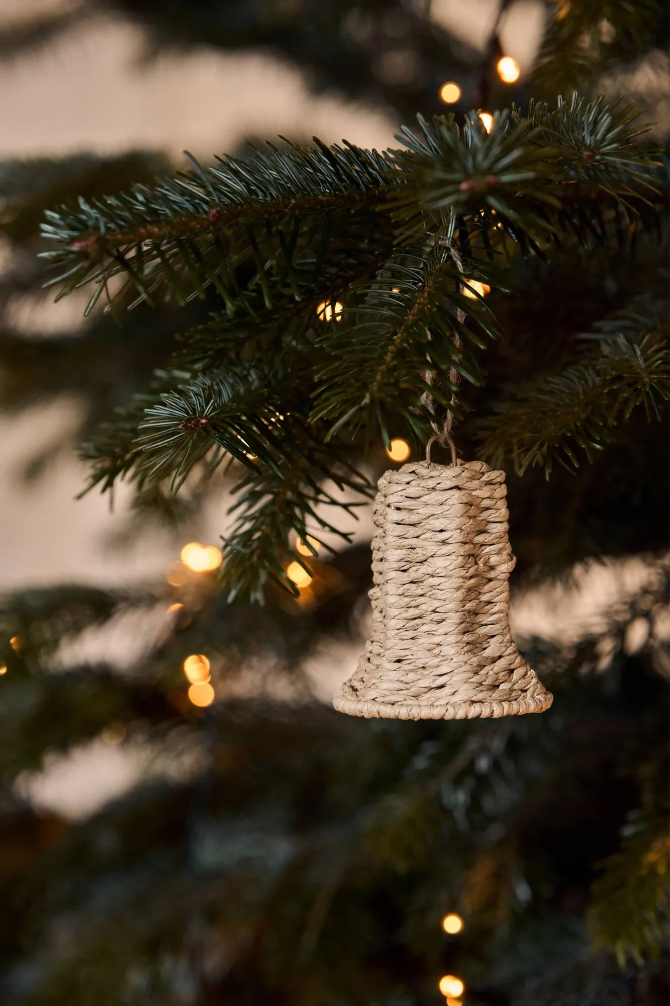 Twine juletreanheng klokke 3-pakning, Natur Scandi Living