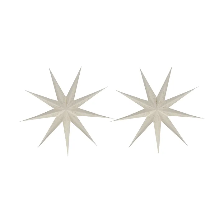 Veil adventsstjerne Ø90 cm 2-pakning - Scandi Living