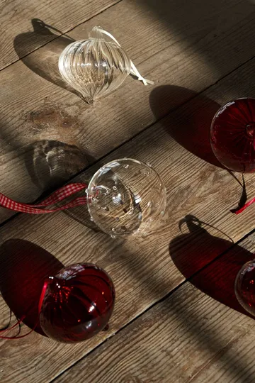 Whisper julekule 3-pakning - Klar - Scandi Living