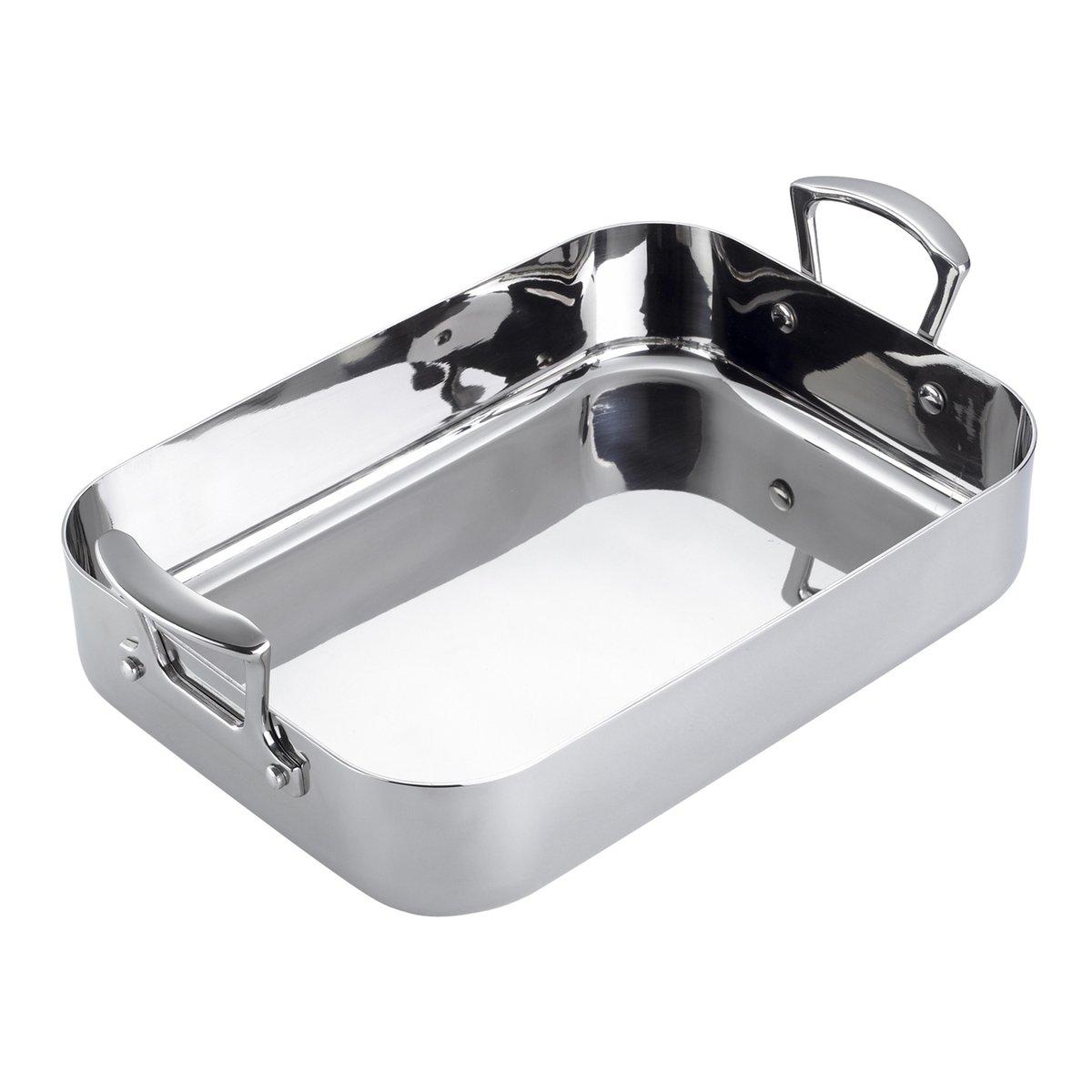 Scanpan Fusion 5 langpanne roaster 35x24 cm | Skandinavisk Design | Ildfaste former | Sølv
