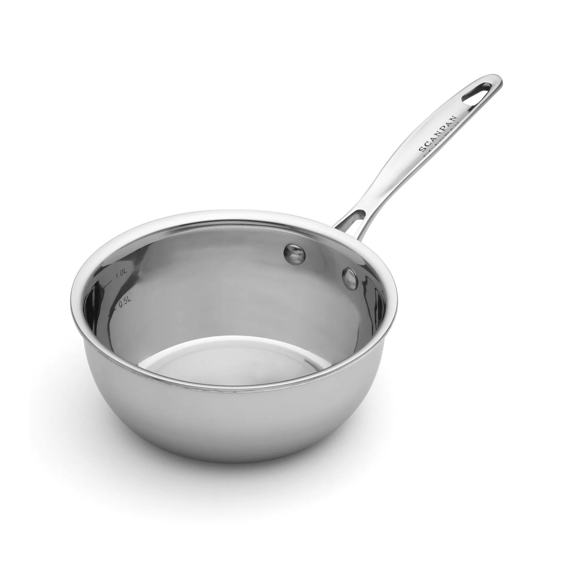 Scanpan Fusion 5 sauteuse stål, 1,3 L Scanpan