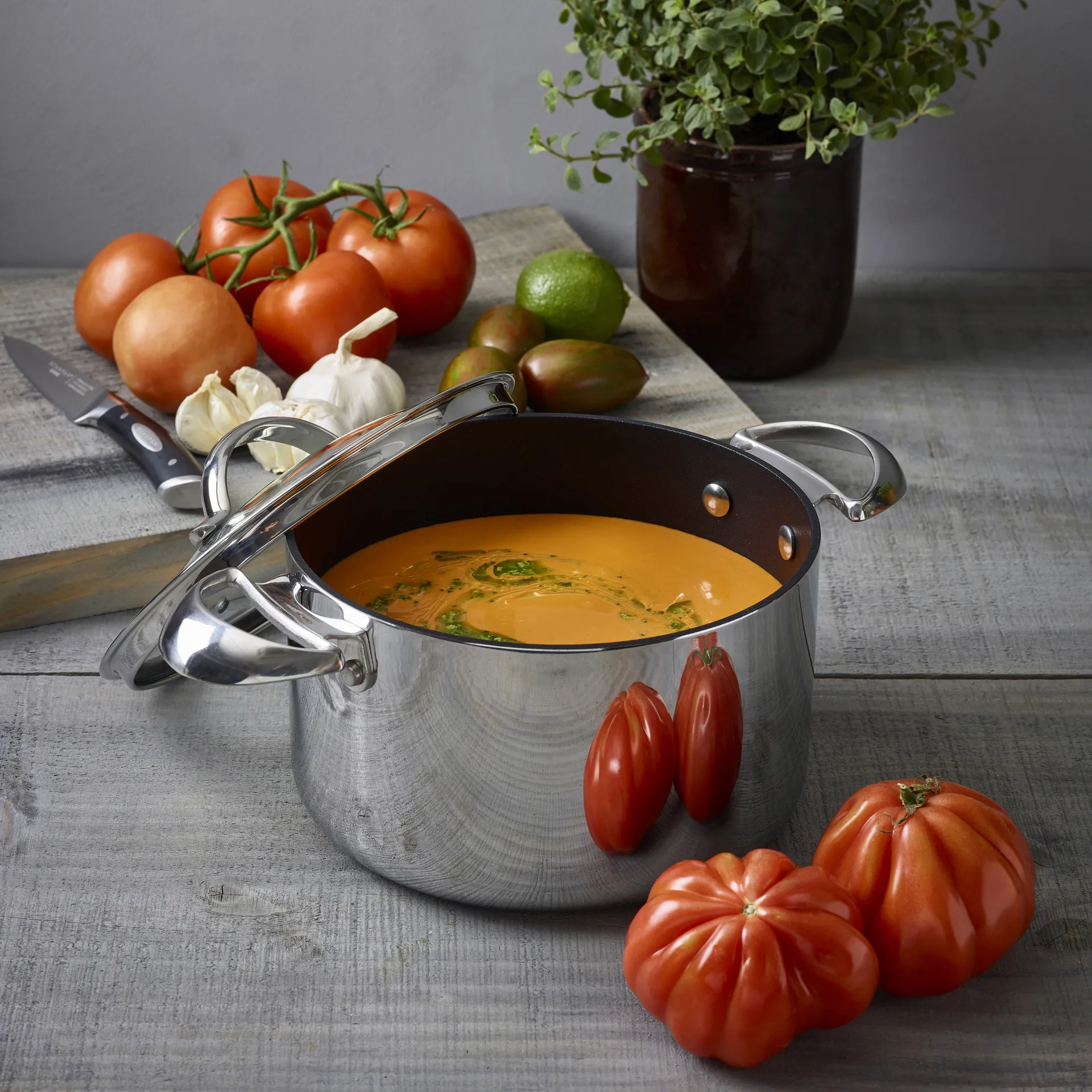 Scanpan HaptIQ gryte med lokk, 4,8 l Scanpan