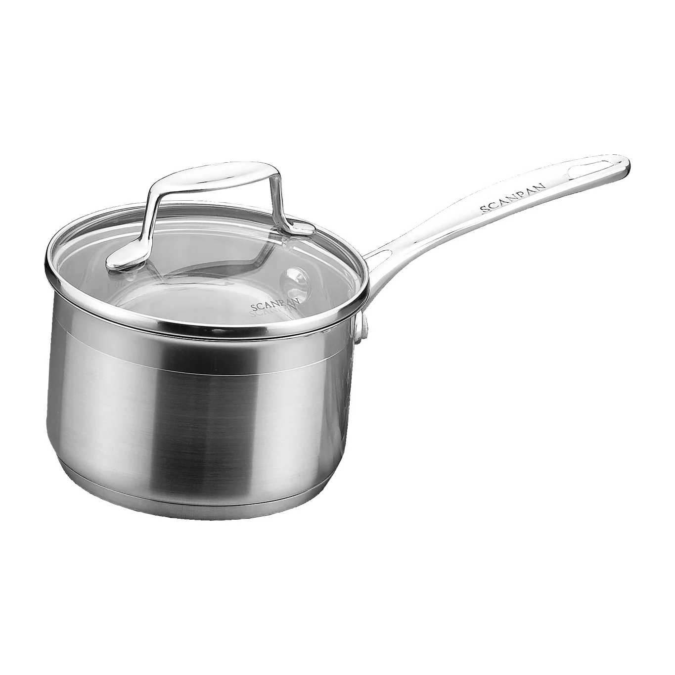 Scanpan Impact kasserolle med lokk 1,8 L, Rustfritt stål Scanpan