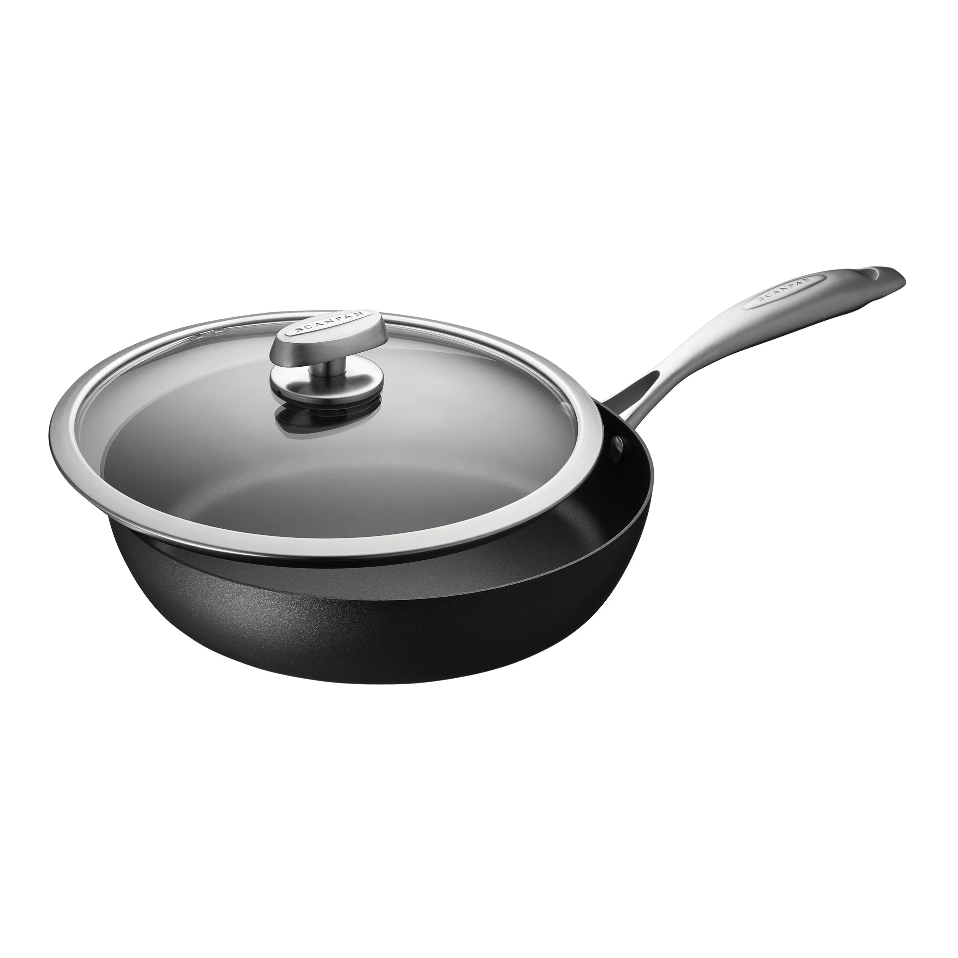 Scanpan Pro IQ kasserolle med lokk, Ø 28 cm Scanpan