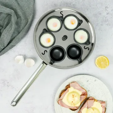 Scanpan TechnIQ eggposjerer 26 cm - Rustfritt stål - Scanpan