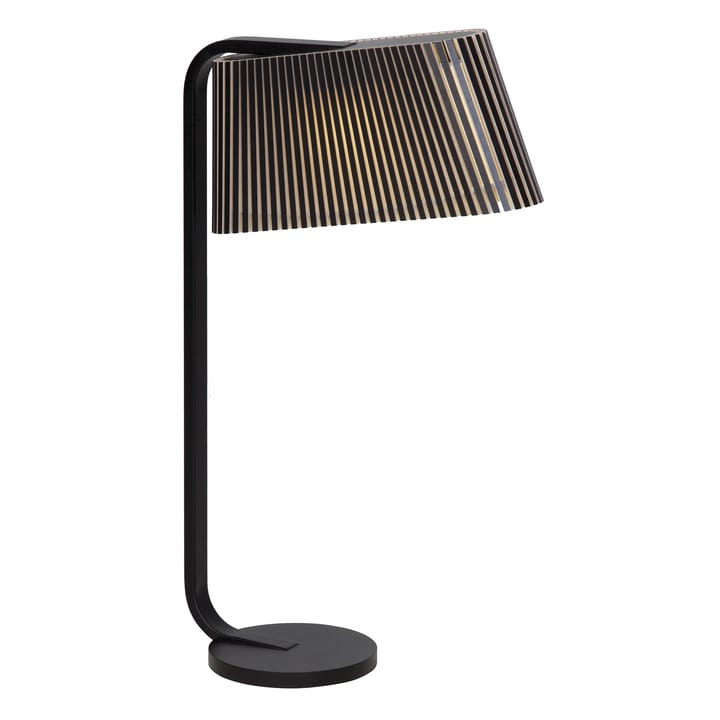 Owalo 7020, bordlampe - black laminated - Secto Design