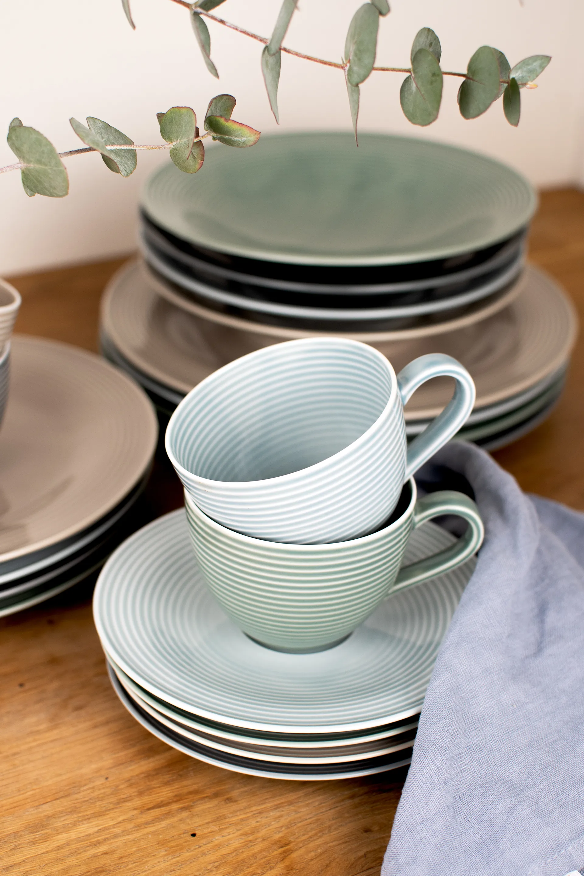 Beat servisesett 30 deler, Arktisblå Seltmann Weiden