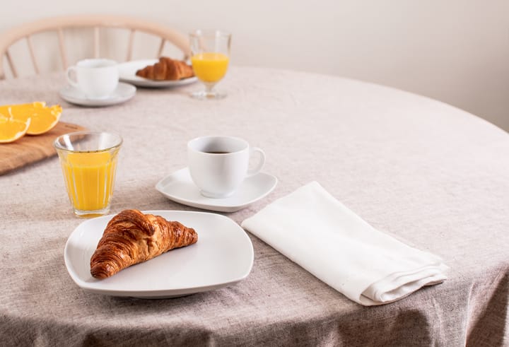 Lido kaffeservise kvadratisk 18 deler, Hvit Seltmann Weiden