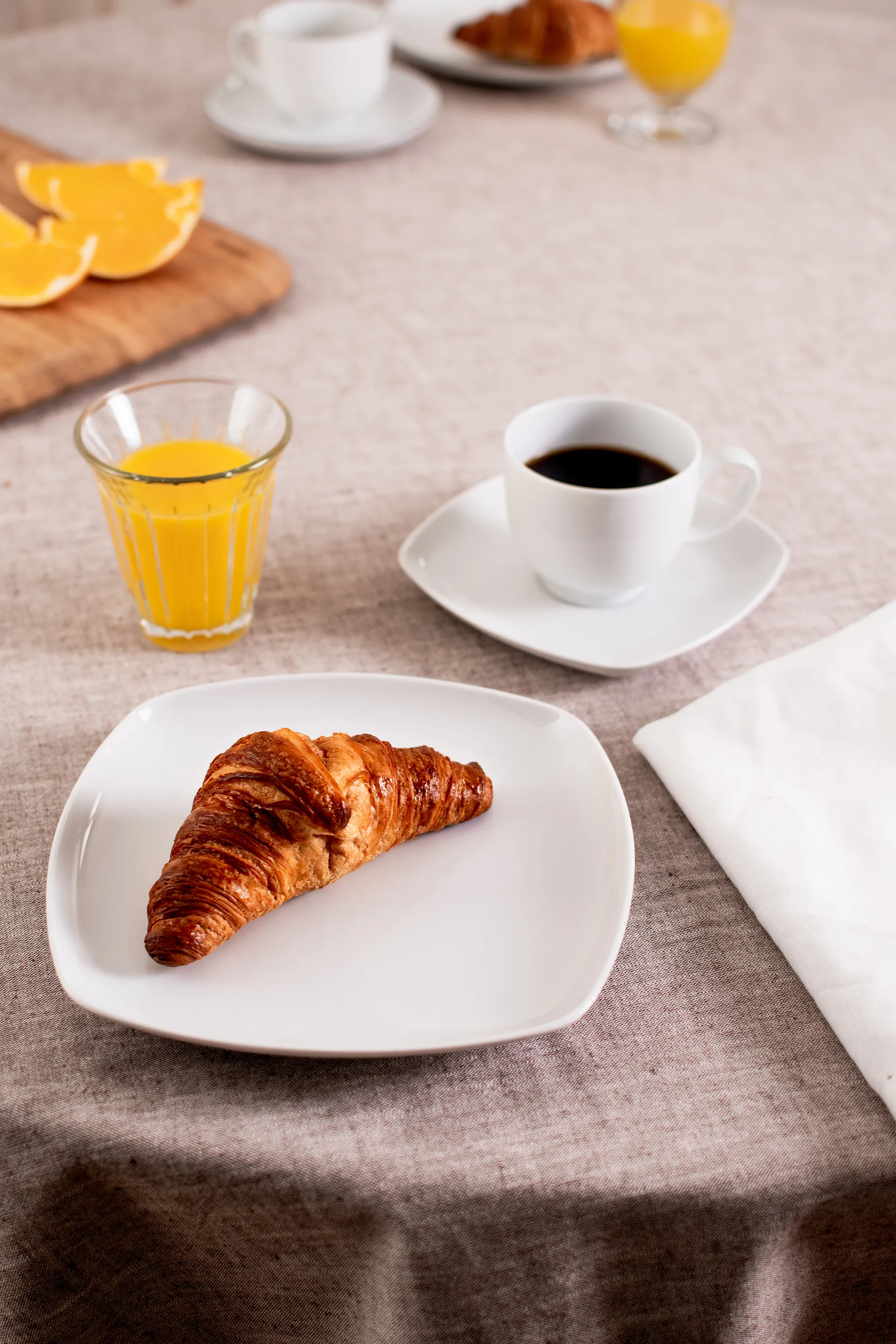 Lido kaffeservise kvadratisk 18 deler, Hvit Seltmann Weiden