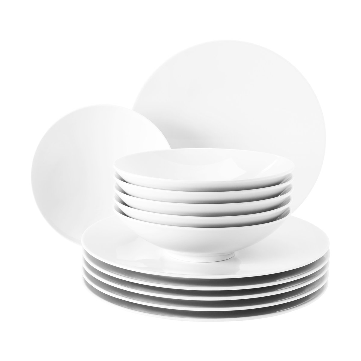 Seltmann Weiden Life servisesett 12 deler Hvit | Skandinavisk Design | Servise & Startsett | Hvit