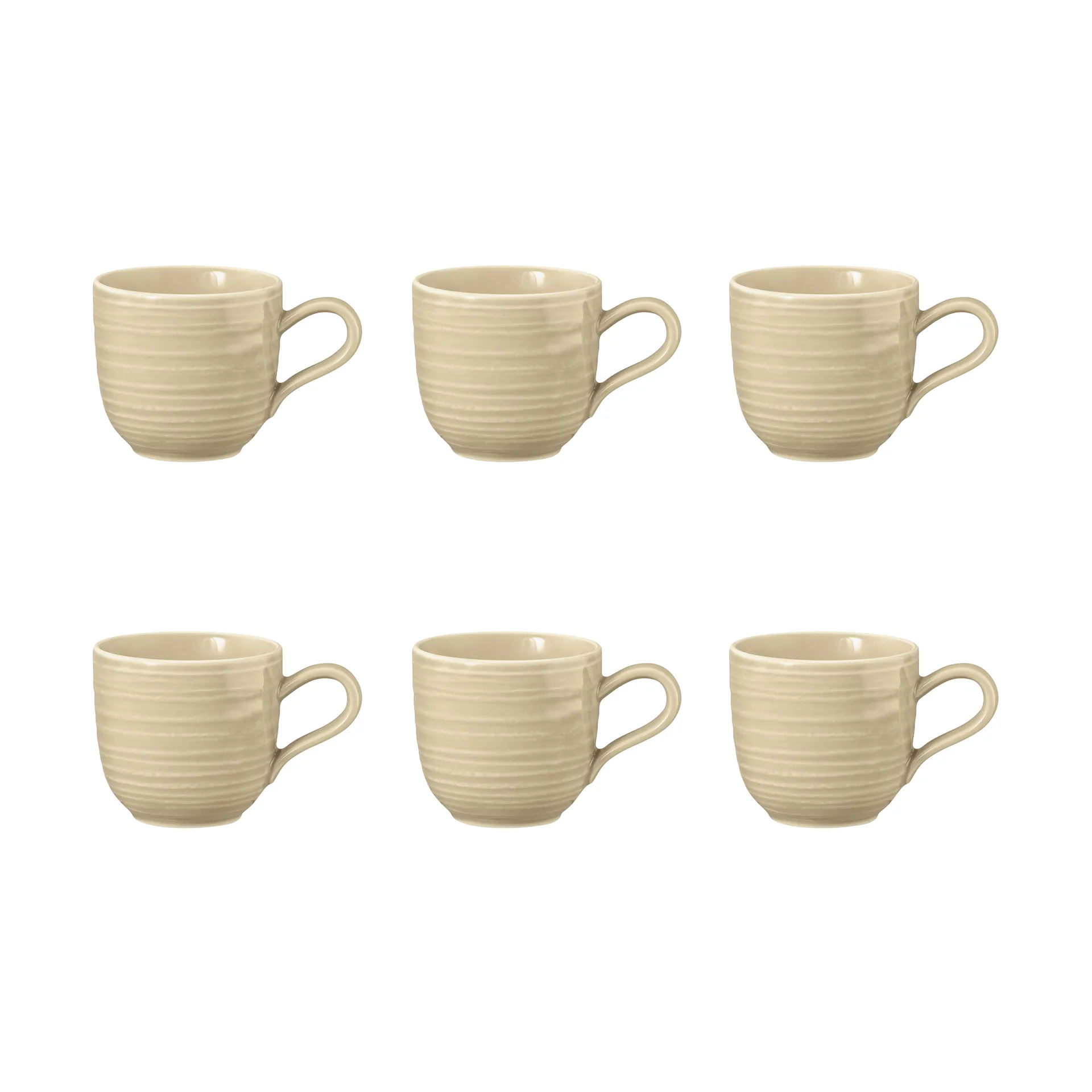 Terra espressokopp 9 cl 6-pakning, Sand Beige Seltmann Weiden