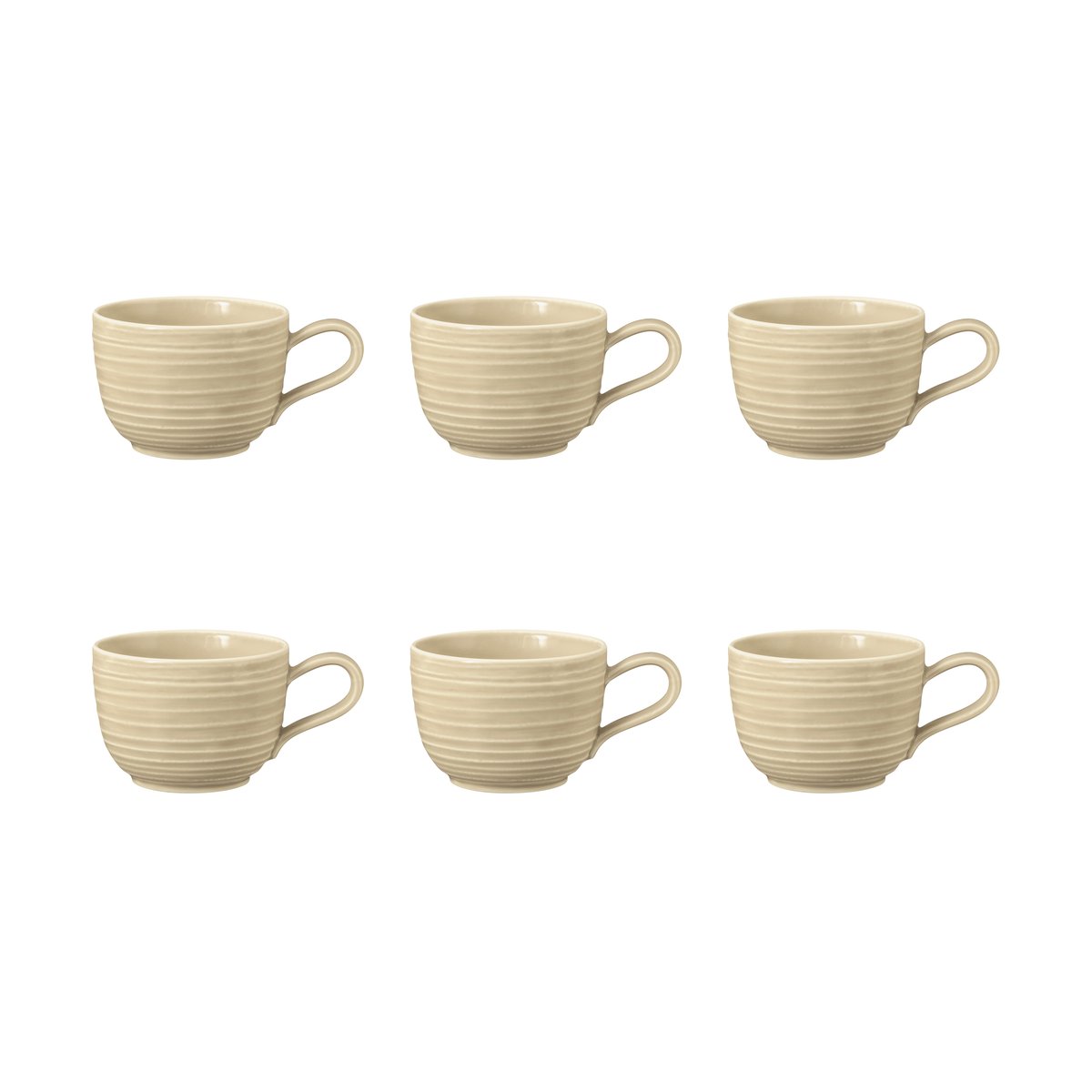 Seltmann Weiden Terra kopp 20 cl 6-pakning Sand Beige