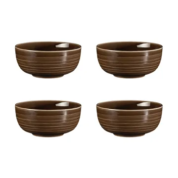 Terra skål Ø 15 cm 4-pakning - Earth Brown - Seltmann Weiden