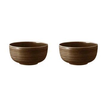 Terra skål Ø 17,7 cm 2-pakning - Earth Brown - Seltmann Weiden