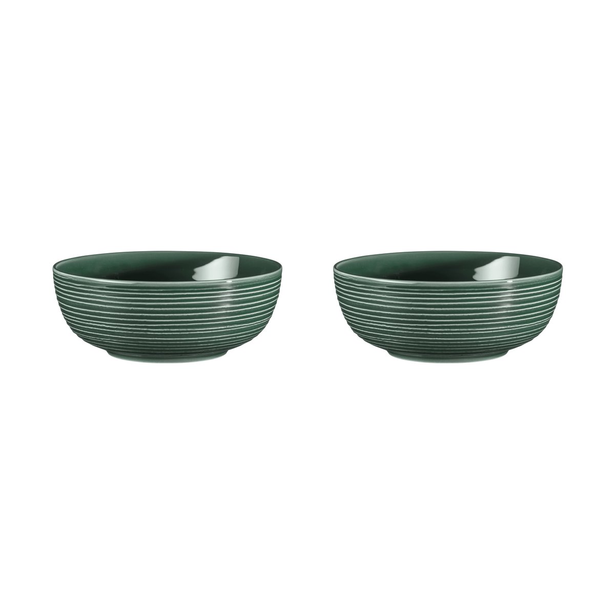 Seltmann Weiden Terra skål Ø 20,4 cm 2-pakning Moss Green