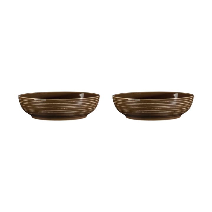 Terra skål Ø 25,5 cm 2-pakning - Earth Brown - Seltmann Weiden