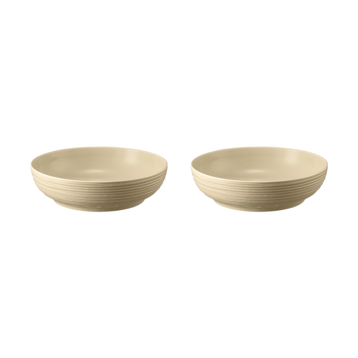 Seltmann Weiden Terra skål Ø 25,5 cm 2-pakning Sand Beige
