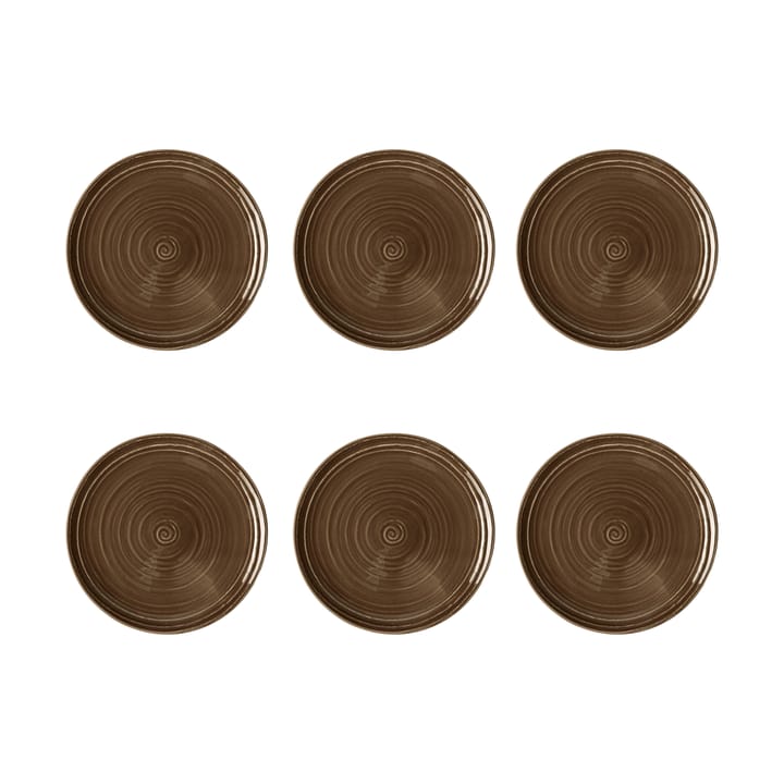 Terra tallerken Ø 17,7 cm 6-pakning - Earth Brown - Seltmann Weiden