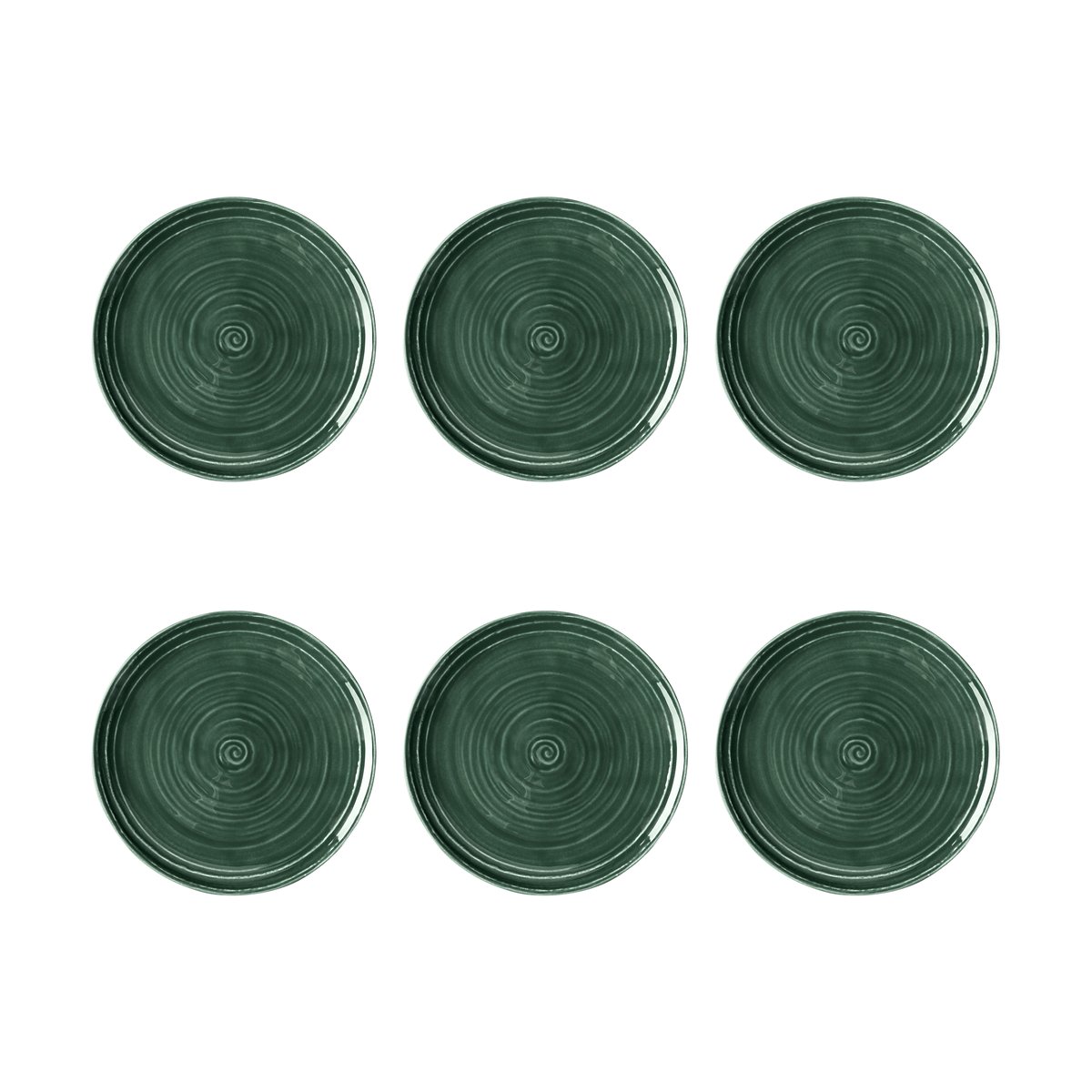 Seltmann Weiden Terra tallerken Ø 17,7 cm 6-pakning Moss Green