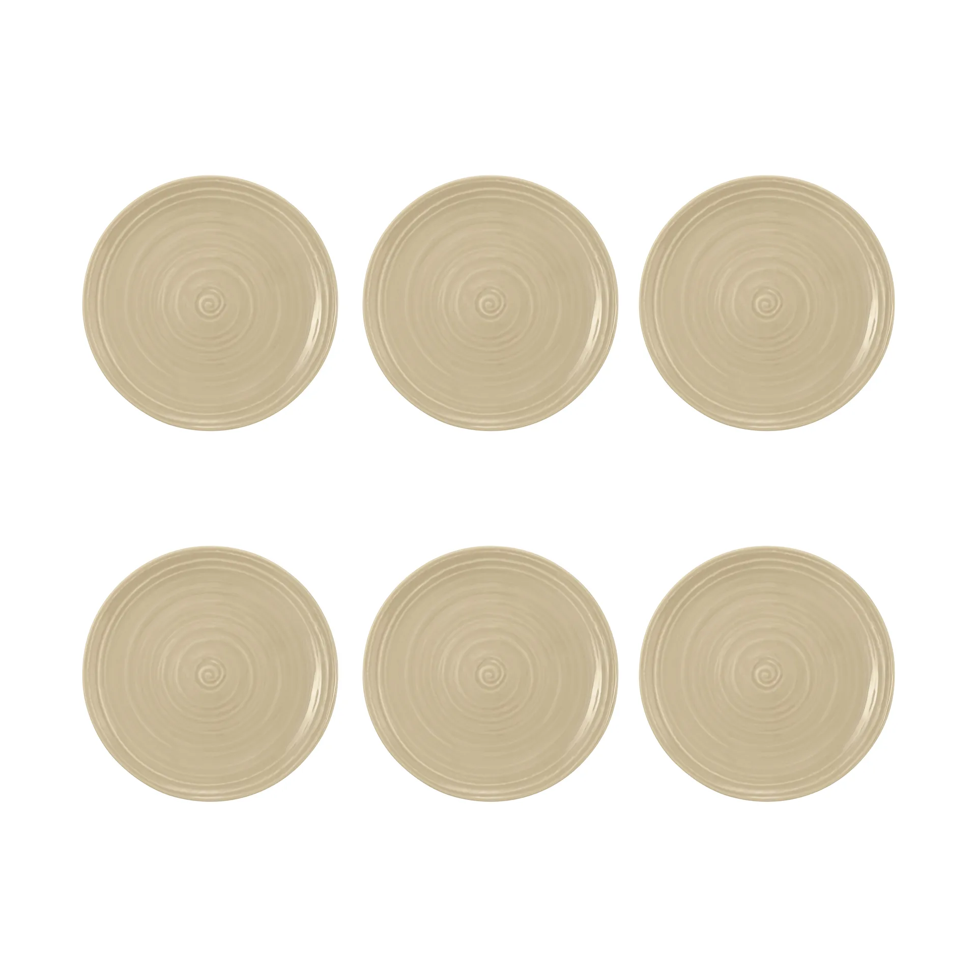 Terra tallerken Ø 17,7 cm 6-pakning, Sand Beige Seltmann Weiden