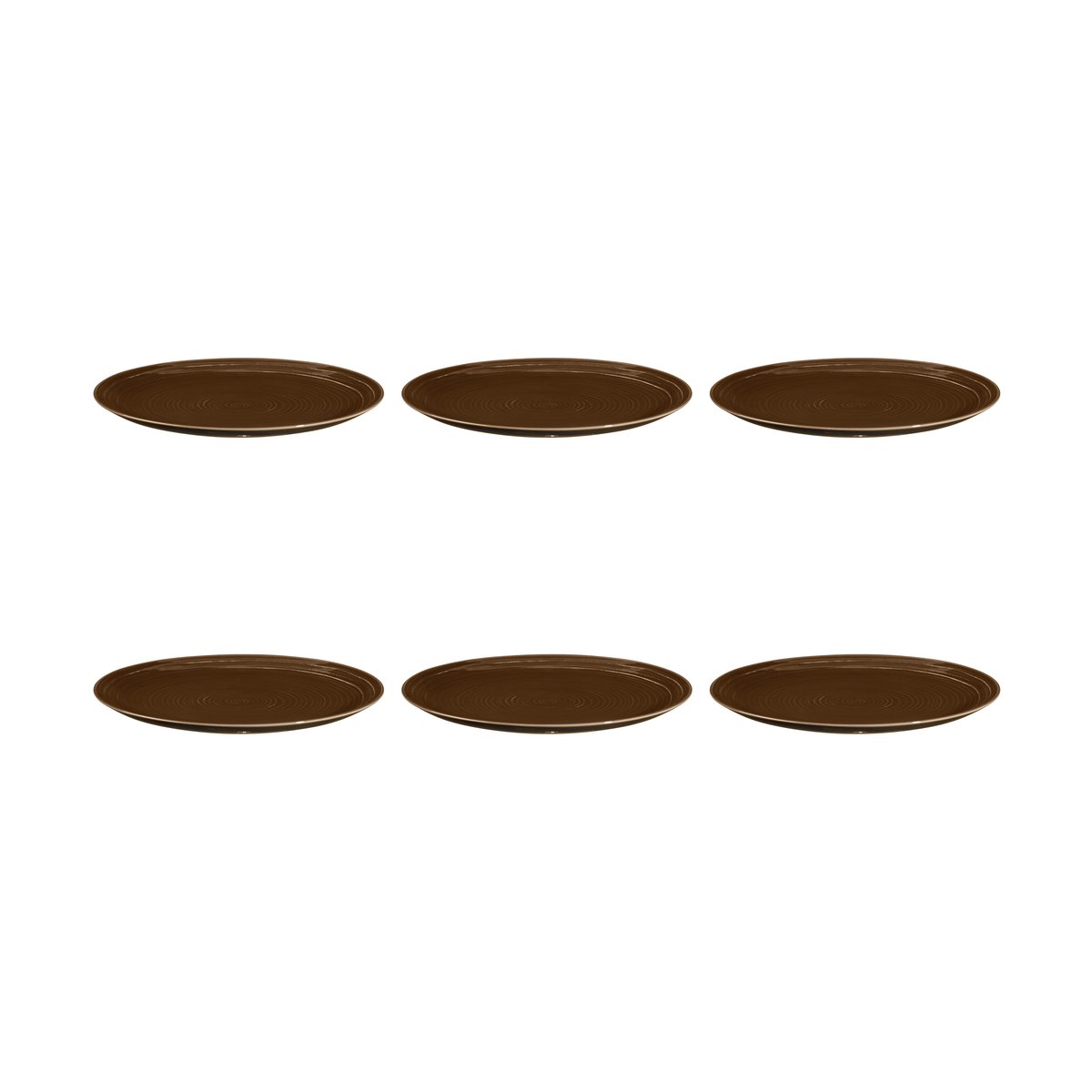Seltmann Weiden Terra tallerken Ø 27,8 cm 6-pakning Earth Brown